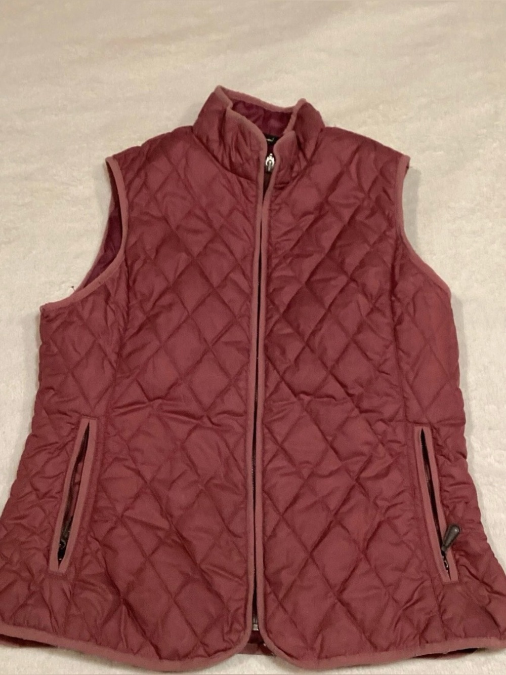 Women’s Medium Eddie Bauer Pink Quilted Vest